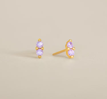 Twin Alexandrite Studs
