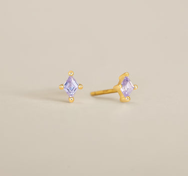 Alexandrite Cut Studs