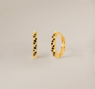 Black Onyx Rope Paved Hoop