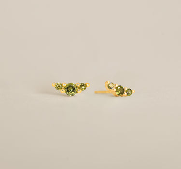 Peridot Climber Stud