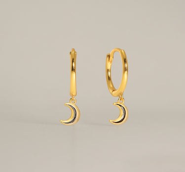 Moon Solid Hoop
