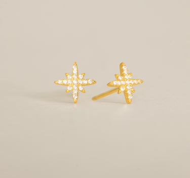 Diamond Starburst Studs