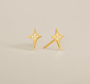 Diamond Shooting Star Studs