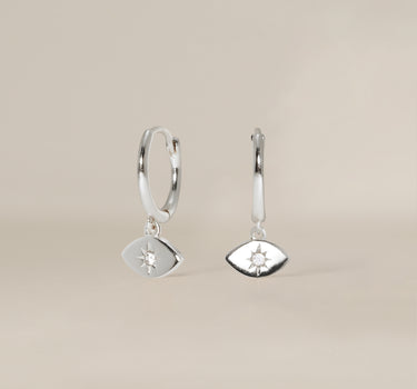 Eye Dangle Hoop