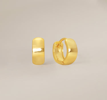 Thick Huggie Hoops