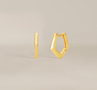 Pentagon Geometric Hoops