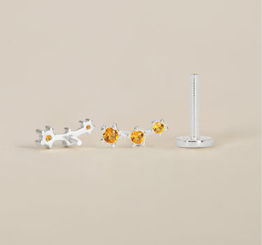 Topaz Dainty Climber Flat Back Labret