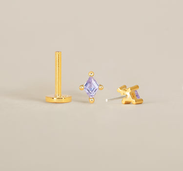 Alexandrite Cut Push Pin