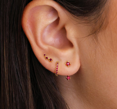 Ruby Front Back Ear Stack