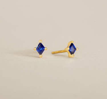Sapphire Cut Studs