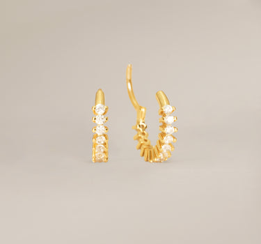 Thick Diamond Paved Clicker Hoop