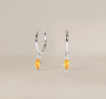 Topaz Cut Hoops
