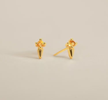 Spike Topaz Stud