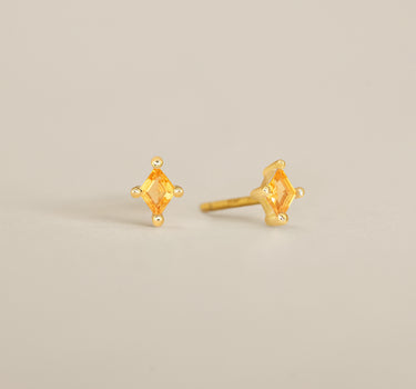 Topaz Cut Studs