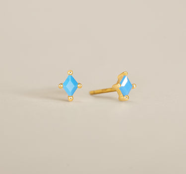 Turquoise Cut Studs