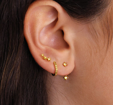 Topaz Front Back Ear Stack