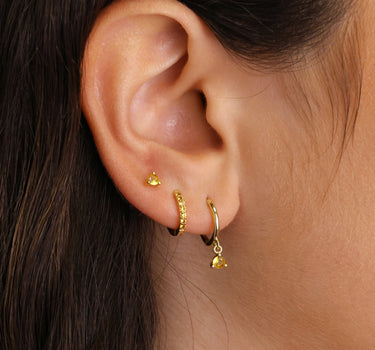 Topaz Dangle Ear Stack
