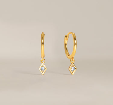 Geometric Zircon Hoops