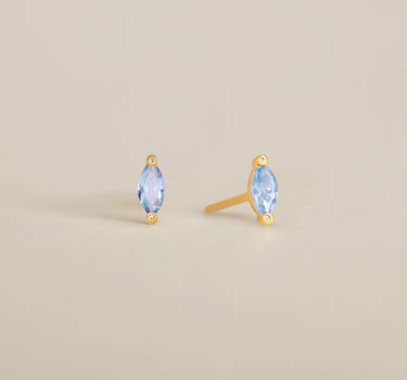 Single Marquise Zircon Studs