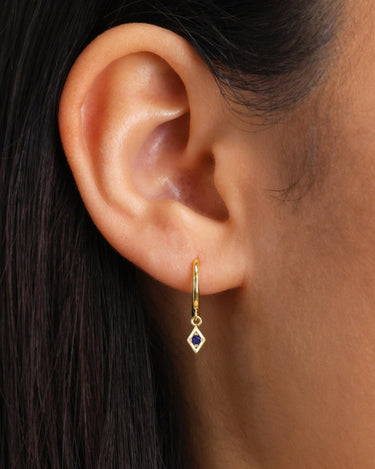 EMMA Sapphire Hoops 