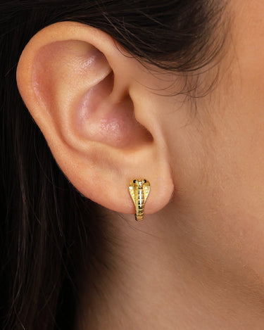 King Cobra Hoop Earring 
