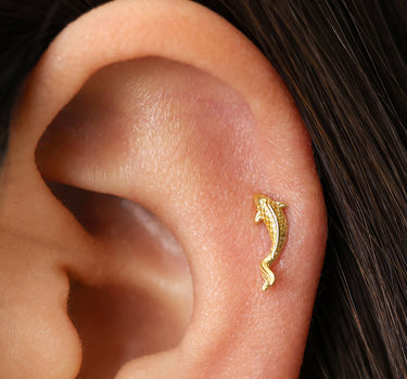 Koi Fish Flat Back Labret 