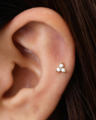 Lotus Flower Flat Back Labret 