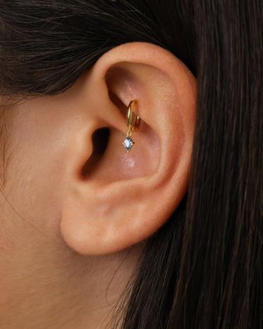 Mini Charlotte Zircon Hoops 