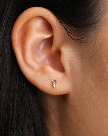 Spike Alexandrite Stud 