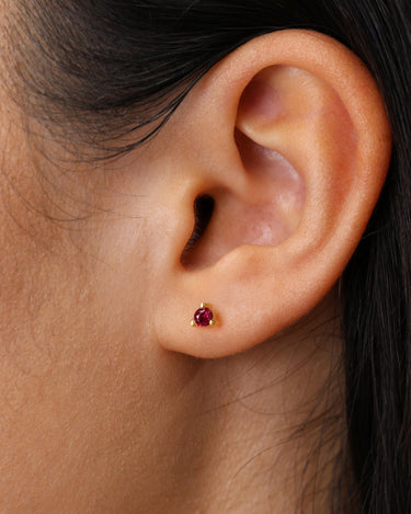 TOBI Ruby Studs 
