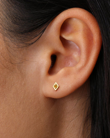 Topaz Geometric Studs 