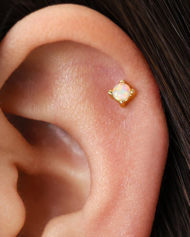 White Opal Push Pin 