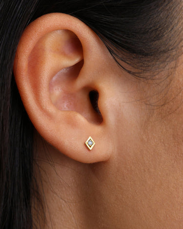 Zircon Geometric Studs 